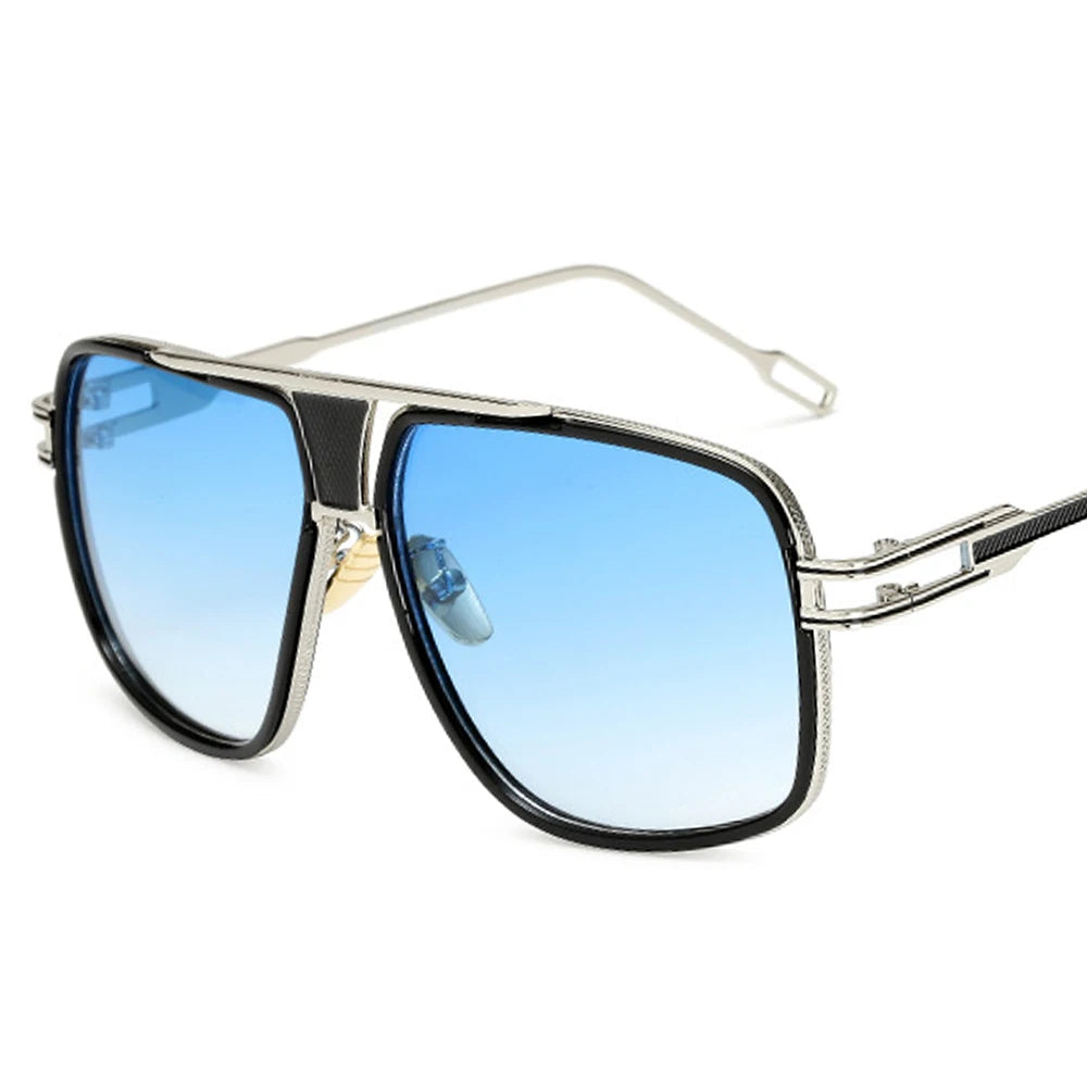 The Monarch – 18K Gold-Plated Square Frame Shades