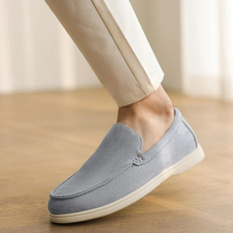 The British Classic – Suede Leather Loafers for Men