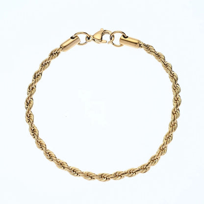 Golden, Black & Silver Chain Bracelet Stainless Steel | Timeless Elegance