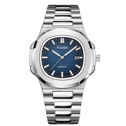 The Prestige Quartz Watch – PLADEN Stainless Steel Timepiece