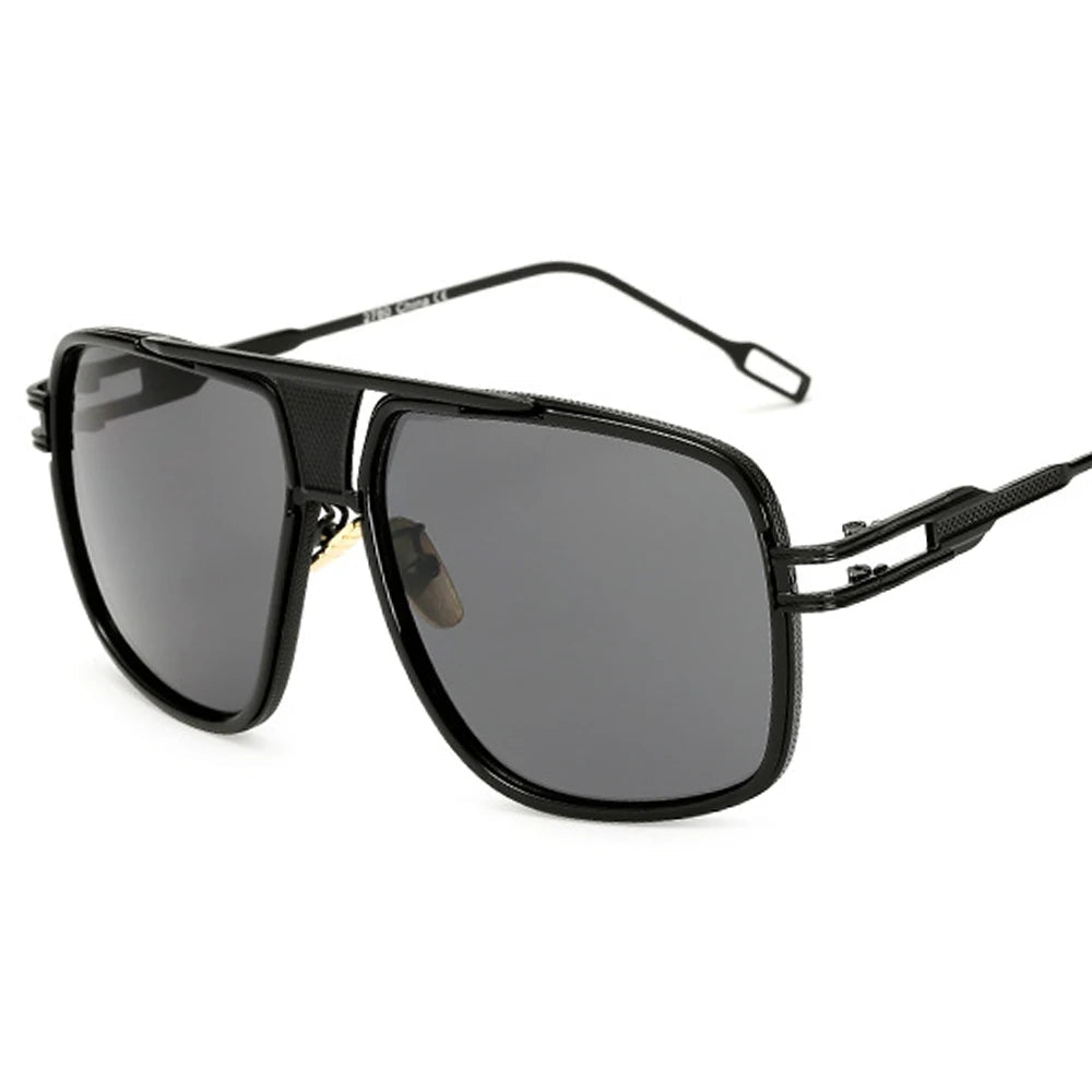 The Monarch – 18K Gold-Plated Square Frame Shades