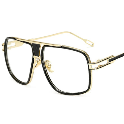 The Monarch – 18K Gold-Plated Square Frame Shades