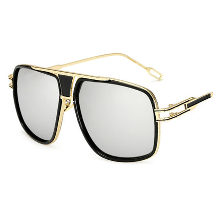 The Monarch – 18K Gold-Plated Square Frame Shades
