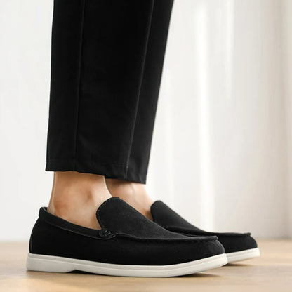 The British Classic – Suede Leather Loafers for Men