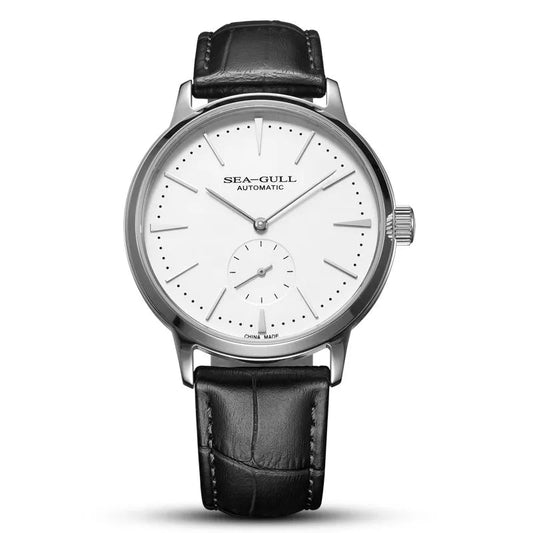 The Executive Leather Watch – Mechanical Timepiece by Seagull