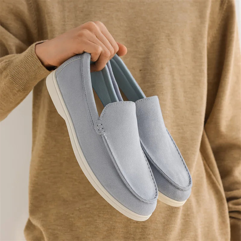 The British Classic – Suede Leather Loafers for Men