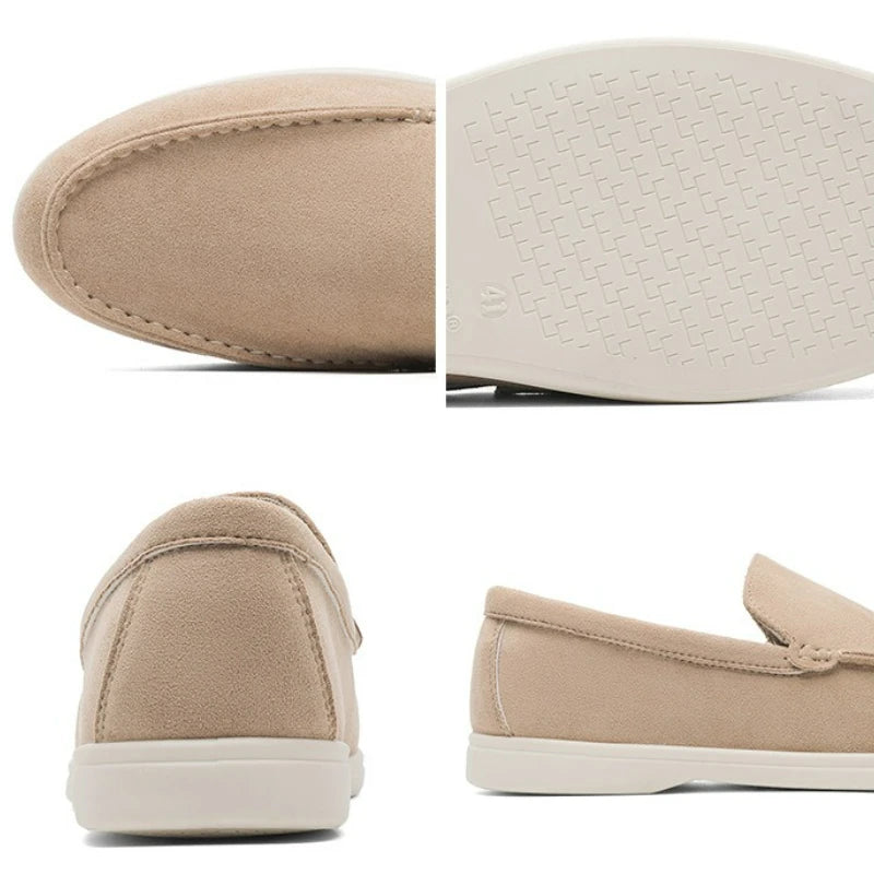 The British Classic – Suede Leather Loafers for Men