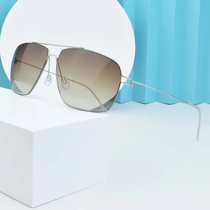 The Skyline – Ultralight Titanium Square Shades