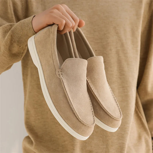 The British Classic – Suede Leather Loafers for Men