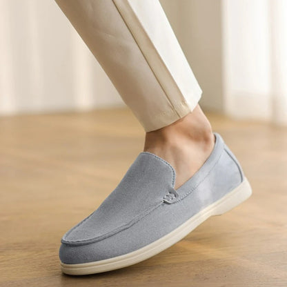 The British Classic – Suede Leather Loafers for Men